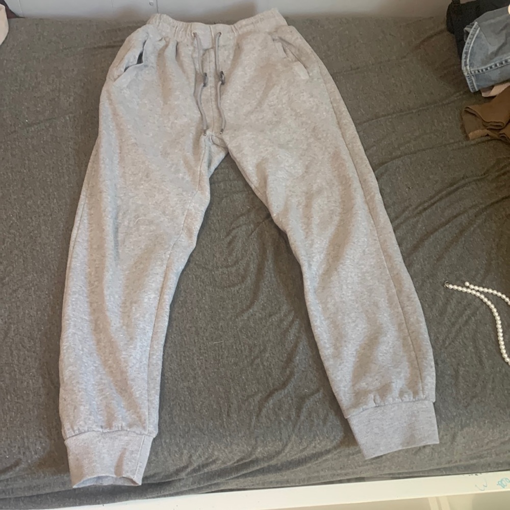 Grey joggers